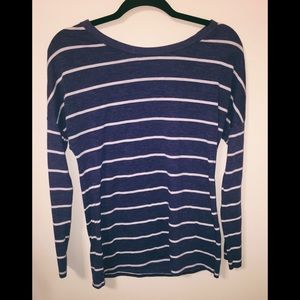 pretty striped long sleeve shirt